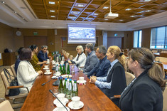 Spotkanie władz uczelni z przedstawicielami firmy Vintraco JSC,