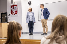Od lewej: dr hab. inż. B. Mossety-Leszczak, prof. PRz , dr hab. inż. M.Kisiel, prof. PRz,