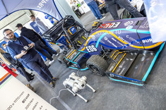 Stoisko Politechniki Rzeszowskiej na targach Edu Salon,