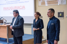 Inauguracja studiów podyplomowych na kierunku Zarządzanie bezpieczeństwem i higieną pracy, fot. A. Surowiec