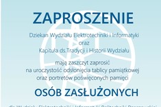 Poczet zasłużonych Wydziału Elektrotechniki i Informatyki PRz